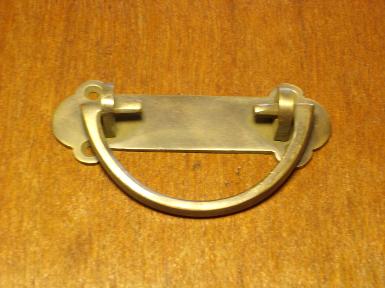 Brass Handle Code A.157 size L: 98 mm. W: 33 mm.